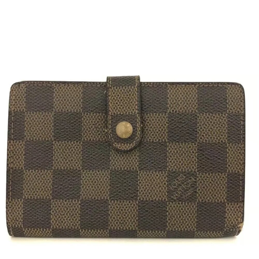 AUTHENTIC LOUIS VUITTON DAMIER PORTE MONNAIE BILLETS VIENNOIS BIFOLD WALLET